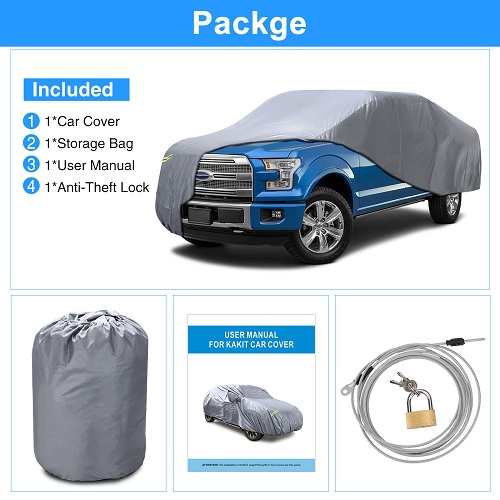 Pickup Autoabdeckung- 210D Oxford-Gewebe Ganzgarage Produktbild-Vorschau 9